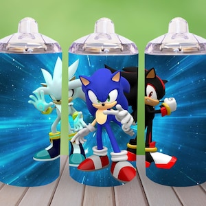 Sonic the hedgehog wrap 20oz   tumbler, , sonic the hedgehog, digital download,  sonic png, printable sublimation image