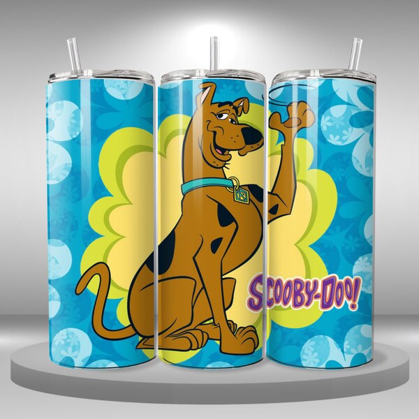 Scooby-oo Tumbler wrap 20oz skinny tumbler, scooby doop ng, png,digital download, printable sublimation image