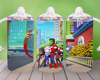 Spidey and his amazing friends Tumbler wrap 12oz   tumbler, Spiderman, Spidey png, png,digital download, printable sublimation image