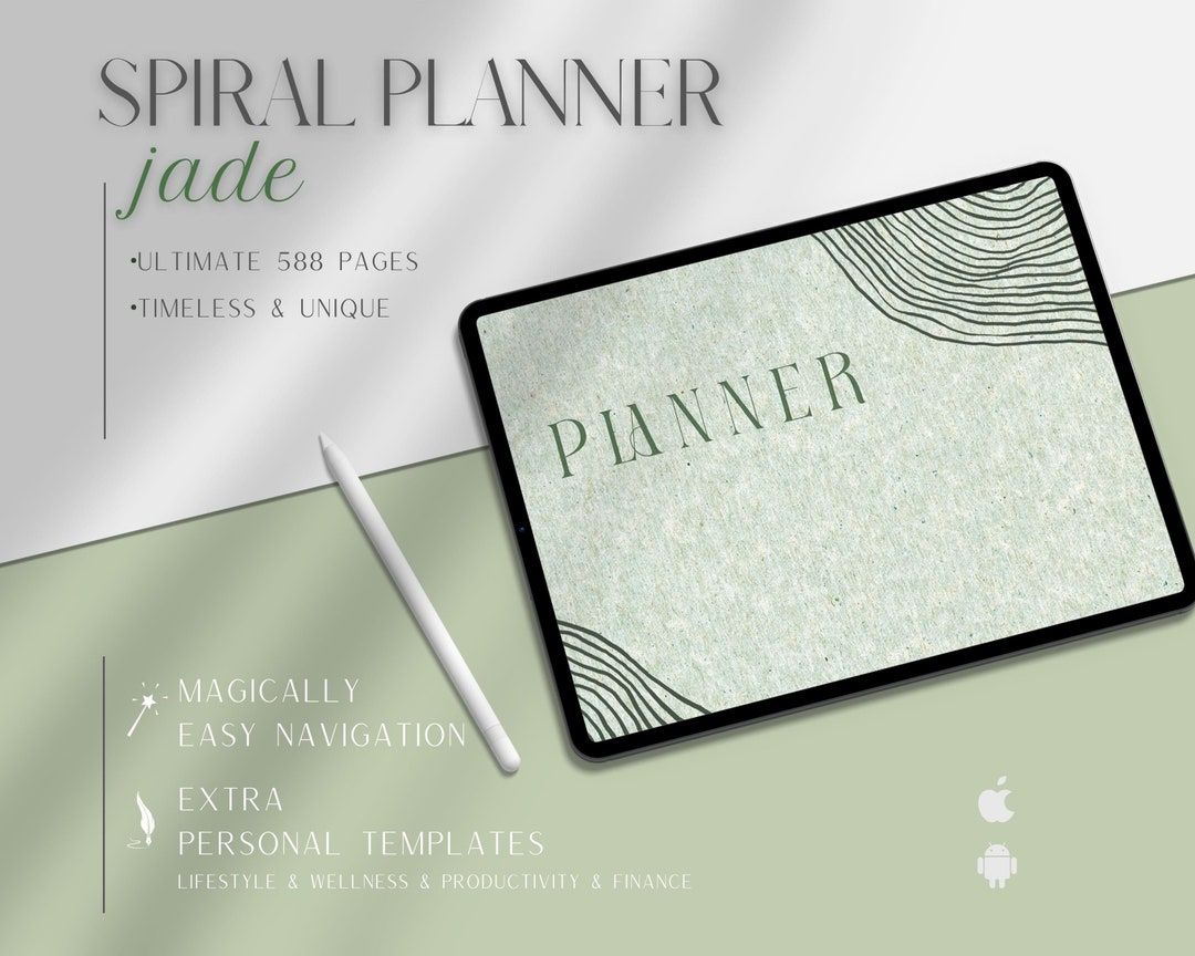 Minimalist Undated Digital Planner | Goodnotes Planner | Daily, Weekly ...