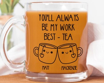 Work bestie Gift, Custom coworker Mug, Personalized Best Friend Gift, Friendship mug