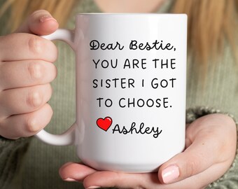 Soul Sister Best Friend Gift, Custom Bestie Mug, Personalized Best Friend Gift, Friendship mug, Friend Birthday, Long Distance
