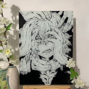 Anime glass painting