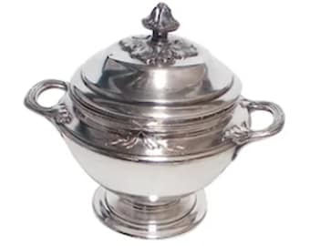 Christofle - Gallia Louis XVI style silver plated Sugar Bowl