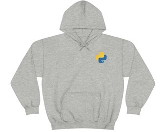 Python Coder Hoodie, Unisex Cotton-Blend Sweatshirt, computer science, vibe code, comfy