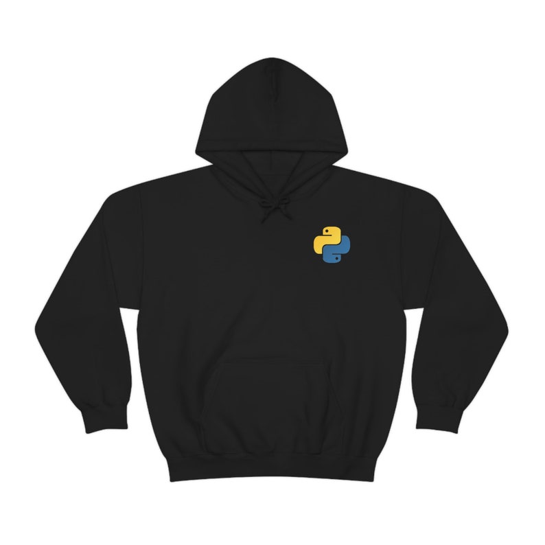 Sudadera con capucha Python Coder, unisex, mezcla de algodón, informática, estilo código, cómoda imagen 9