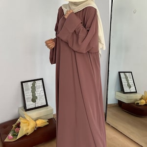 Abaya para mujer, vestido hijab, modesto, caftán, Khimar hijab, para mujer musulmana, abaya