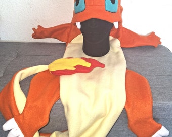 Charmander Inspired Fleece Hat