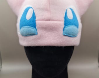 Mew Inspired Fleece Hat: Pink, Blue Cosplay