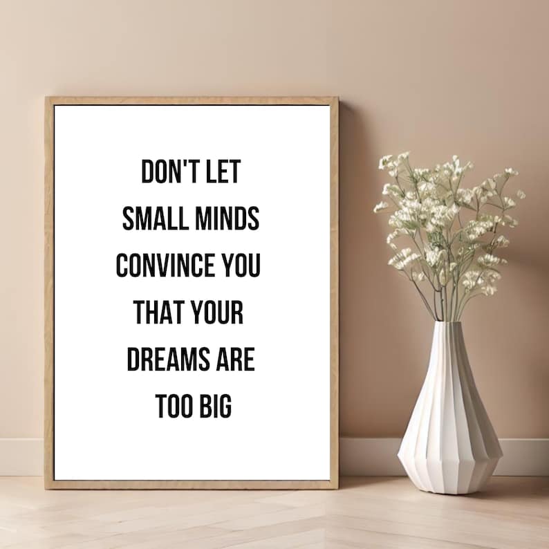Office Wall Art Inspirational Quotes Office Motivational Wall Etsy