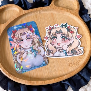 Fate Grand Order Summer Ereshkigal holografische fotokaart + sticker