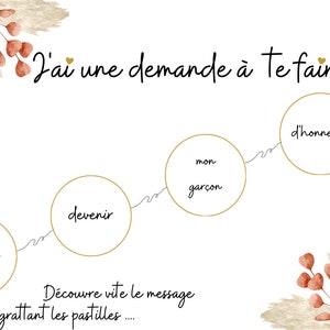 Carte à gratter - Témoin/Demoiselle D'honneur image 4