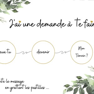Carte à gratter - Témoin/Demoiselle D'honneur image 4