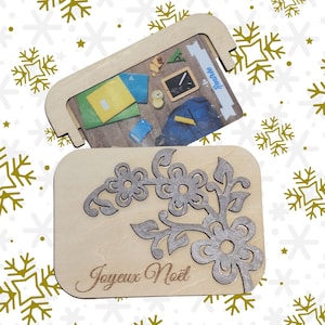 Porte carte cadeau en bois