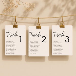 Wedding seating plan | Seating arrangement | Table arrangement | Find your spot | Seat selection | Table plan to print - Canva Template A5