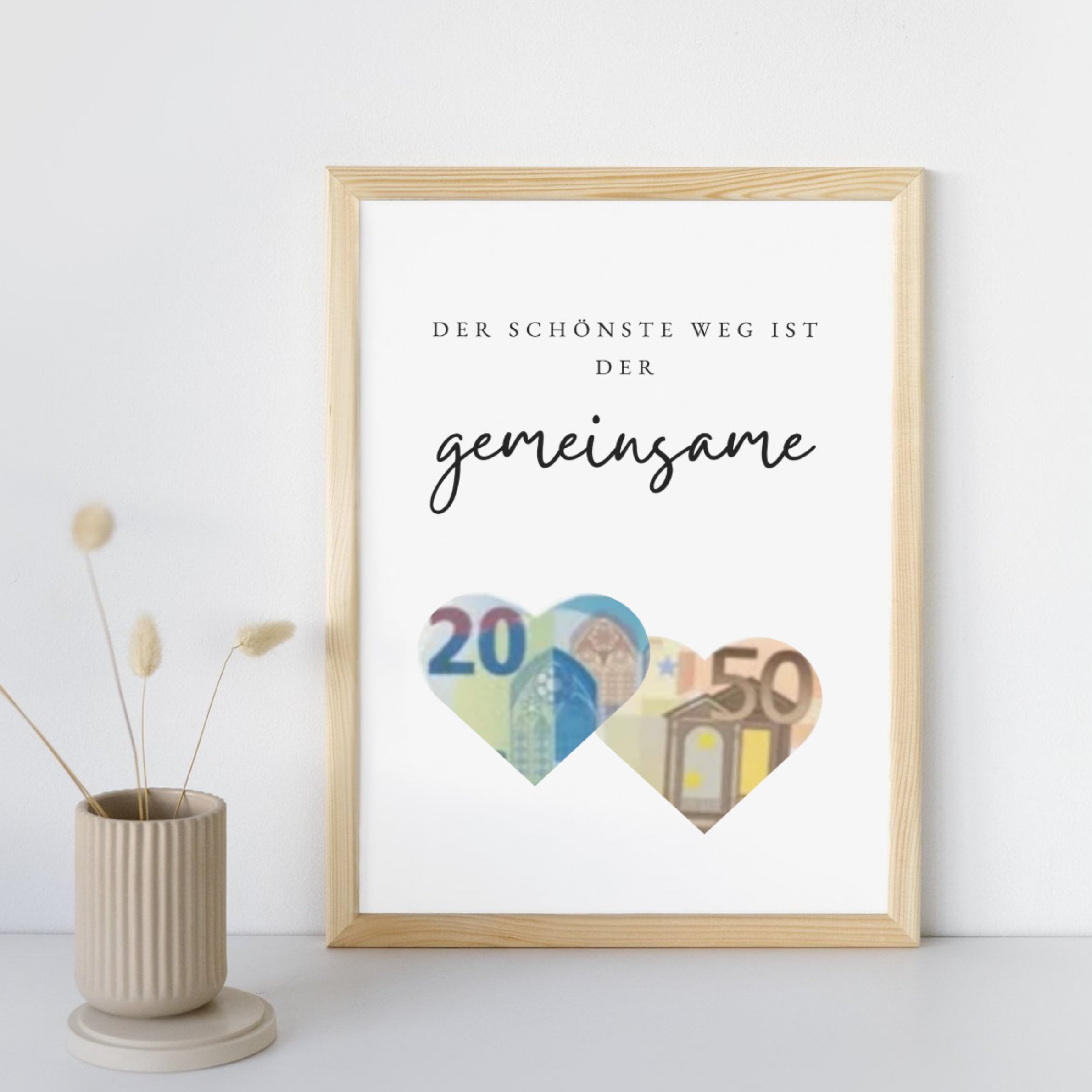 Geldgeschenk Hochzeit Brautpaar Geschenk PDF -  Trauung Wunscherfüller Geldgeschenk Hochzeit Geschenk zur Hochzeit standesamtliche Trauung