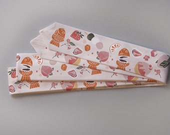 Cotton koshihimo 2023 collection ‘sweet pink’ / kimono / yukata