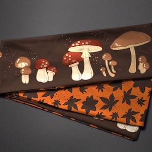 Hanhaba obi autumn 2023 ‘mushrooms’ / kimono / yukata