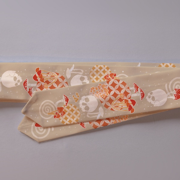 Cotton koshihimo 2023 collection ‘mushrooms mustard’ / kimono / yukata