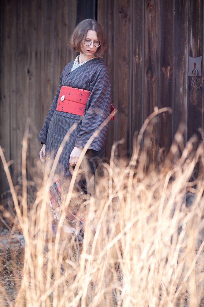 Kimono 'kitsune Junihitoe' / Yukata / Plus Size - Etsy