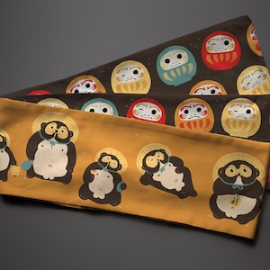 Hanhaba obi ‘tanuki’ / kimono / yukata
