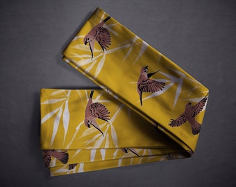 Datejime 'gorriones' / kimono / yukata