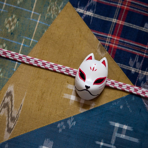 Obidome ‘fox mask’ / kimono / jewelry