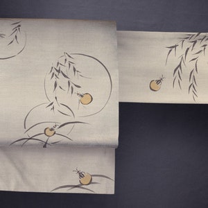 Nagoya obi ‘fireflies’ / kimono