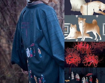 Haori coat, many designs available / kimono / yukata / plus size