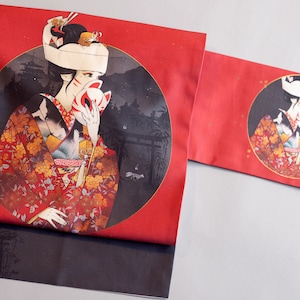 Nagoya obi ‘fox bride’ / kimono