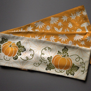 Hanhaba obi autumn 2023 ‘pumpkins’ / kimono / yukata