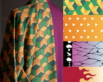 haori coat anime, many designs available / unlined / kimono / yukata / plus size