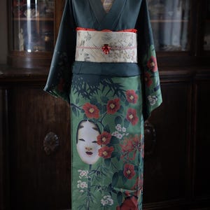 着物・浴衣 retro Tsubaki Yukata KIMONOMACHI （Prices down）浴衣 レディース レトロ フルセット