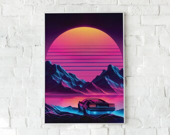 Synthwave Print - Ultimate Synthwave Landscape - Synthwave Dreams Collection