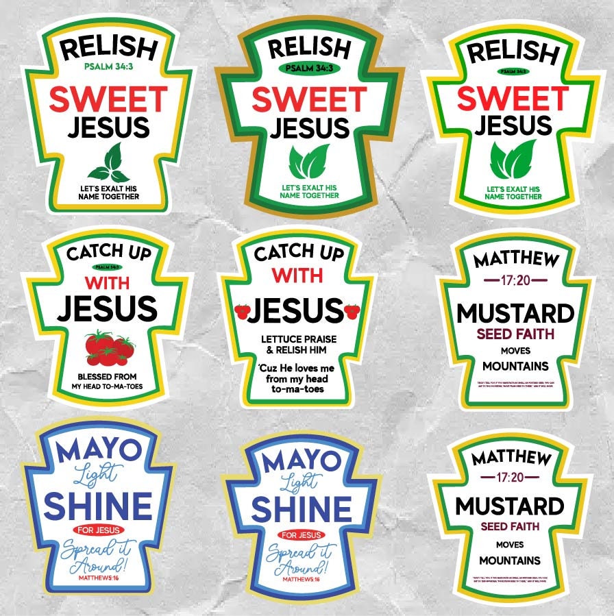 Condiment SVG, Condiment With Jesus Svg, Condiment SVG Bundle,catch up