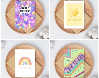 Cute Birthday Card Bundle