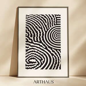 Maximalist Wall Art Black and White Modern Aesthetic Print Minimalist Poster Abstract Home Decor Preppy Wall Art Instant Download