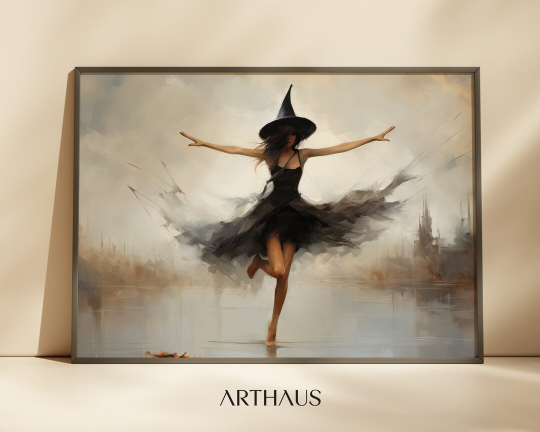 PRINTABLE Witchy Decor Halloween Original Wall Art Printable Vintage ...