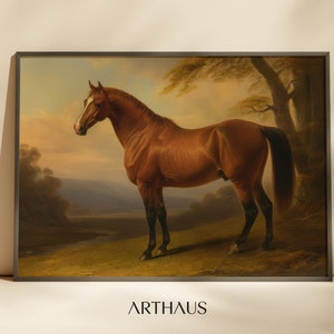 Printable Horse Wall Art | Vintage Horse Print | Antique Wall Art | Farmhouse Wall Art | Digital Wall Art |  Digital Download