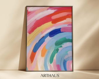Maximalist Wall Art, Printable Eclectic Wall Art, Abstract Wall Art, Digital Wall Art, Colourful Wall Art, Trendy Wall Art, Digital Download