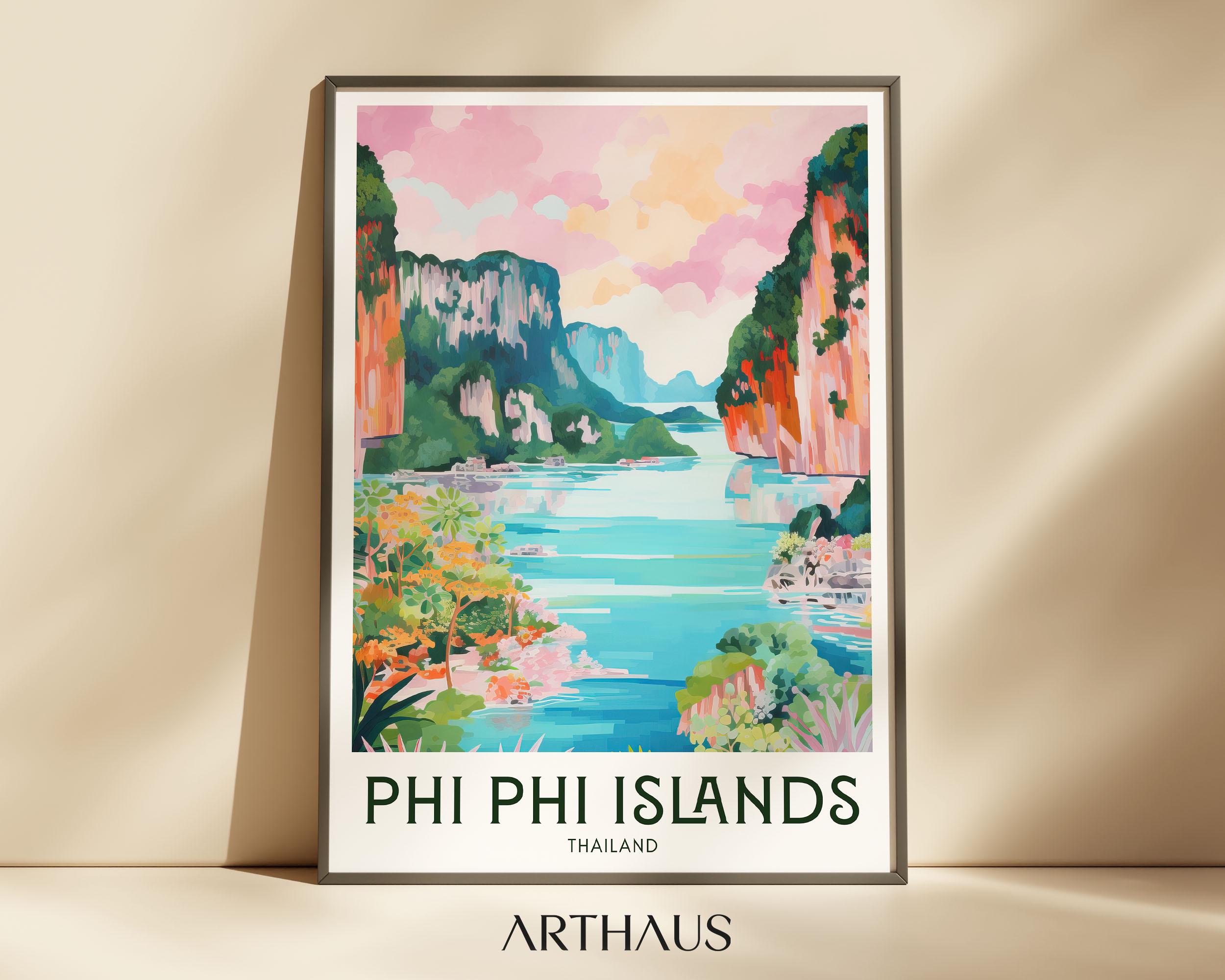 Phi phi islands art - Etsy México, image size:2500x2000