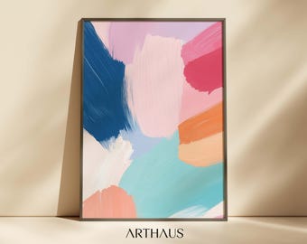 Maximalist Wall Art, Printable Eclectic Wall Art, Abstract Wall Art, Digital Wall Art, Colourful Wall Art, Trendy Wall Art, Digital Download