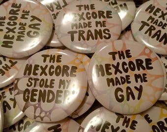 Hexcore Pride Badges 58mm
