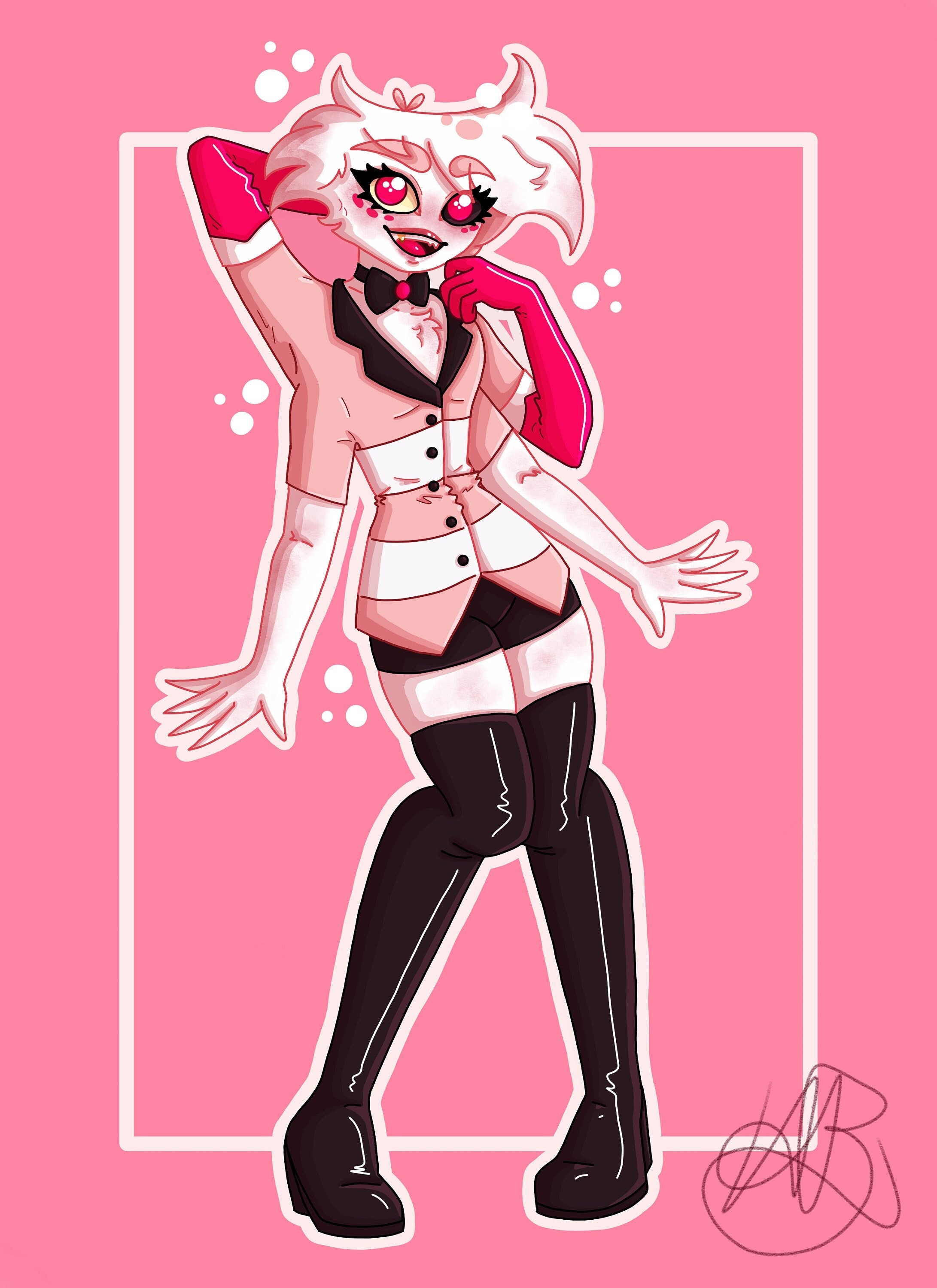 HazbinHotel エンジェルダスト レンチキュラーポスター ハズビンホテル エンジェルダスト ポスター Hazbin Hotel - ポスター