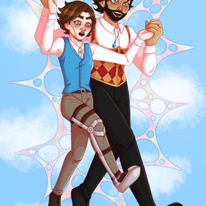 Jayce&#39;s Moving Castle Print - A4/A5/A6