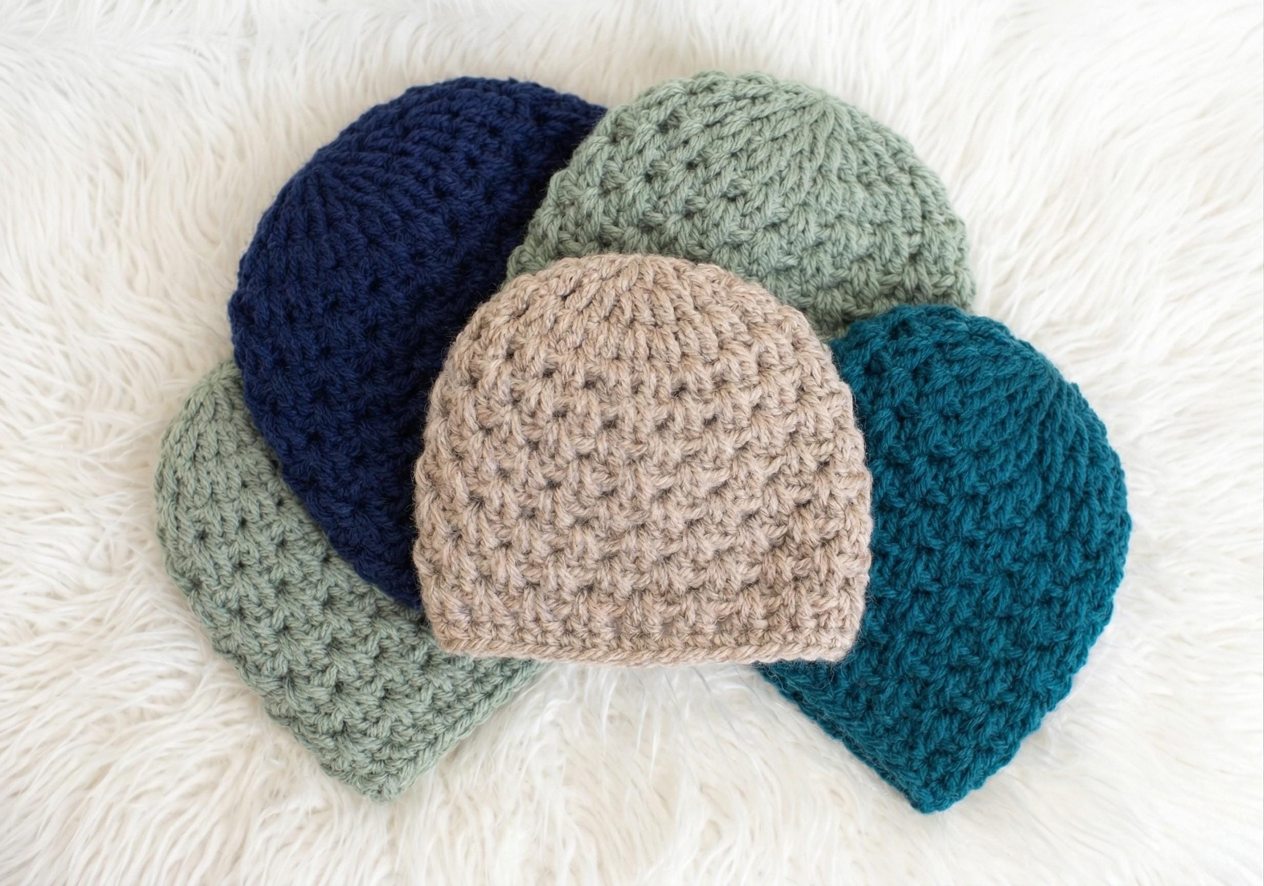 Baby Hat Pattern | Easy Crochet Pattern | Soft Newborn Beanie | Quick ...