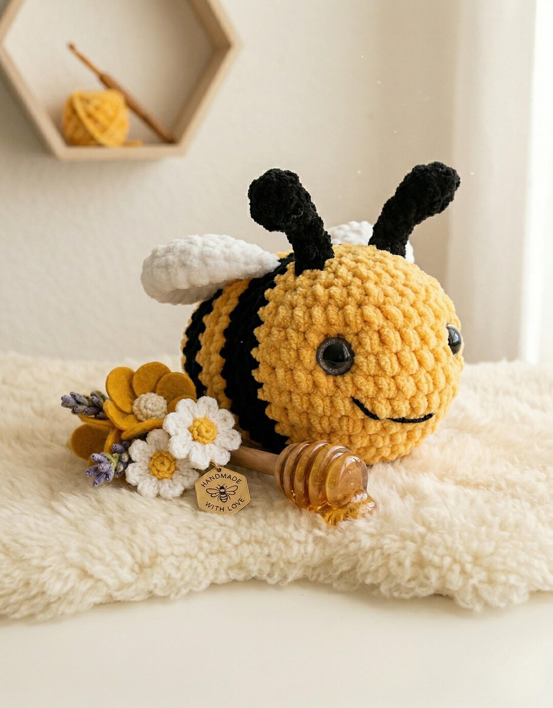 Bumblebee Crochet Pattern PDF | Cute Bee Crochet | Amigurumi Honey Bee ...