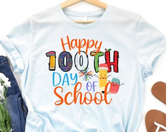 100th Day Of School Shirt, 100 Days of School Teacher Shirt, 100 Days of School Shirt, Teacher Life, Teacher Appreciation Gift, Teacher Gift