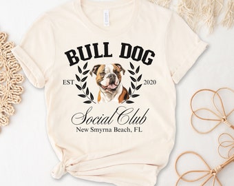 Bull Dog Social Club Shirt, Bull Dog Shirt, Bull Dog T-shirt