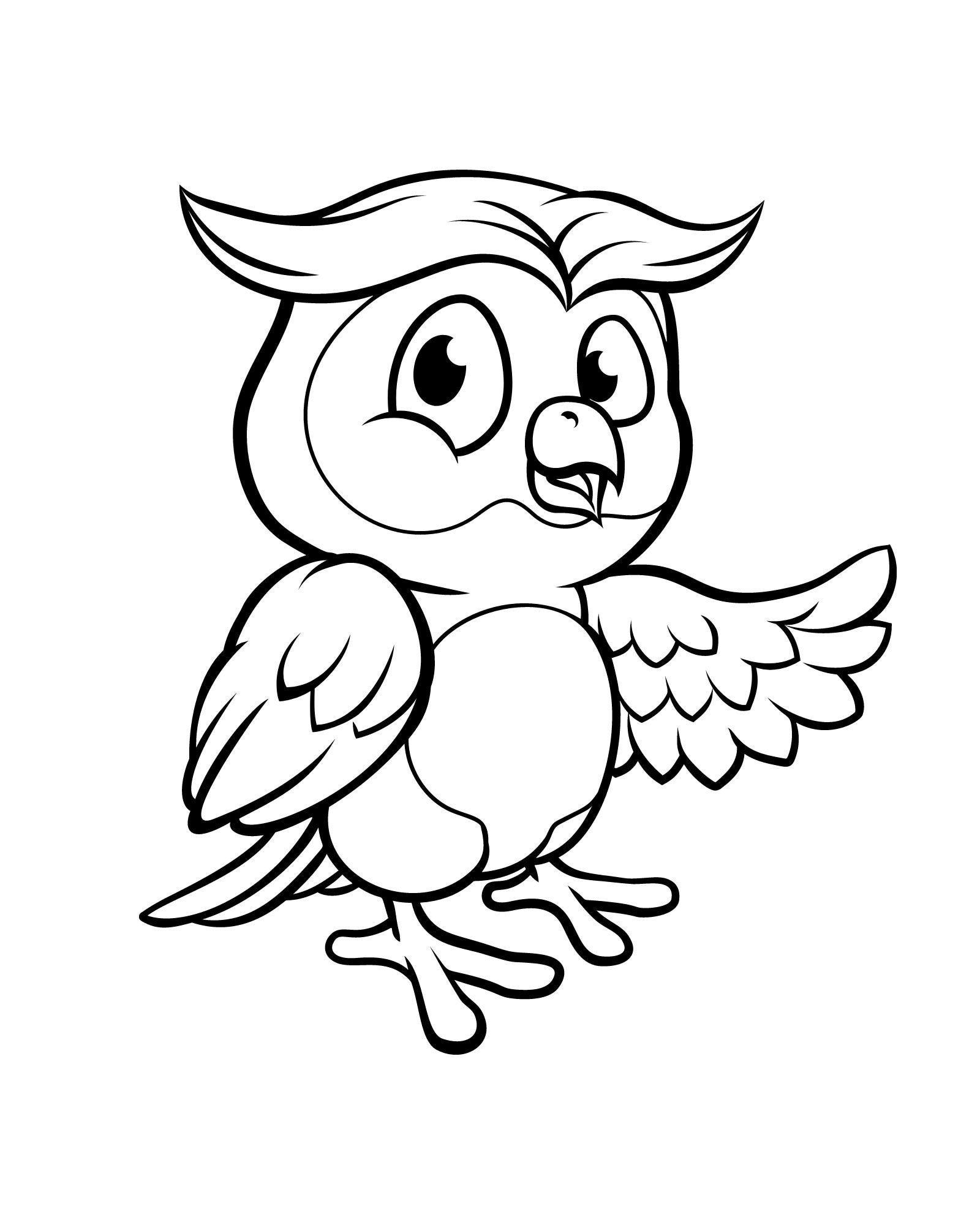 35 Pieces of Owl Painting / Coloring Page for Children /activities for  Children - Etsy, image size:1600x2000